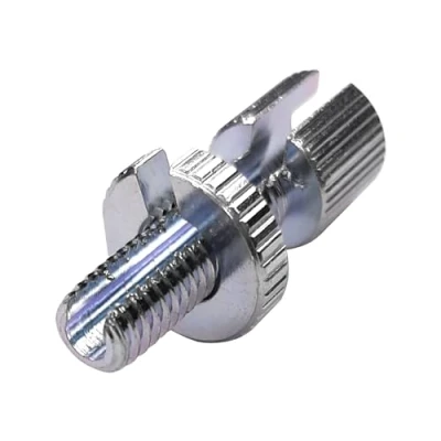 Image of Hollow screw M6 x 100 Bicycle Motorbike Brake Handle Lever Adjustment Split Cable