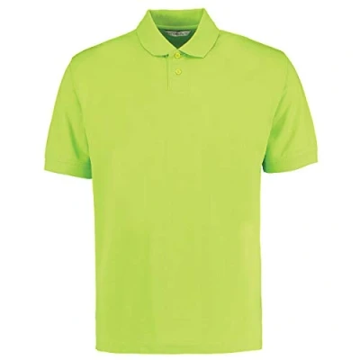 Image of Kustom Kit Mens Regular Fit Workforce Pique Polo Shirt (5XL) (Lime Green)