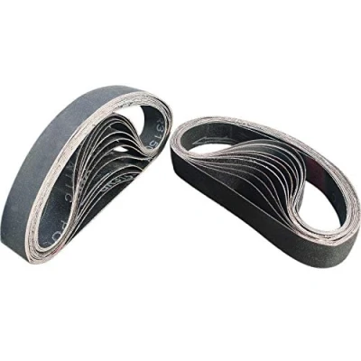 Image of 24 PCS 1 x 18 Inch Silicon Carbide Sanding Belts Assortment 80, 120, 240, 400, 800, 1000 Grits Premium Sander For Knife Sharpening and Metalworking