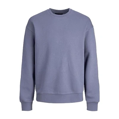Image of JACK&amp;JONES Men&#039;s JJESTAR Basic Sweat Crew Neck Sweatshirt, Grisaille, M
