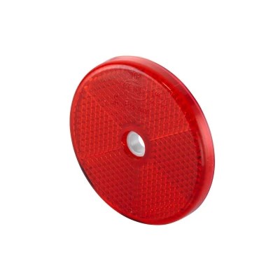 Image of 0693430001 Reflex Reflector HELLA 8RA 002 014 231 round red Rear