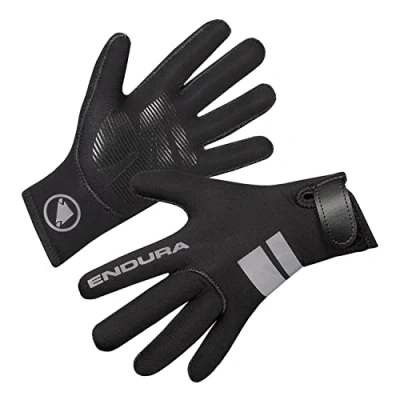 Image of Endura Adult Unisex Kids Pro Nemo Gloves, Black, 7 8 Years