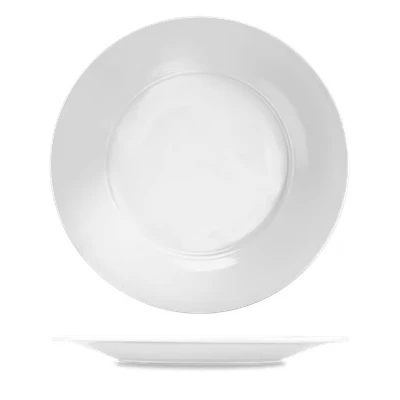 Image of 6x Churchill Art De Cuisine Menu Porcelain Broad Rim Plate 12&quot;