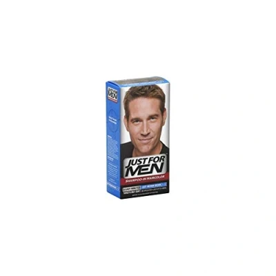 Image of Just For Men Original Formula Light Medium Brown Hair Dye, Targets Only The Grey Hairs, Restoring Colour a Natural Look H30