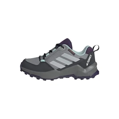 Image of adidas Terrex Ax4R RAIN.RDY Hiking Shoes Kids, Grey Three/Grey Two/semi Flash Aqua, 3 UK Child