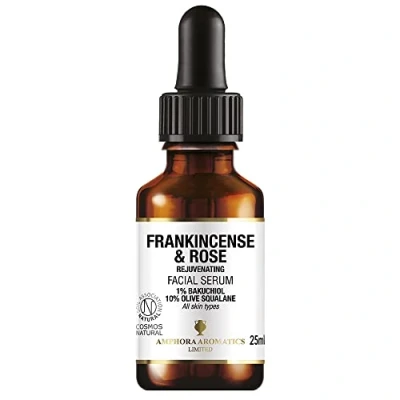 Image of Amphora Aromatics Frankincense &amp; Rose Bakuchiol Face Serum 25ml