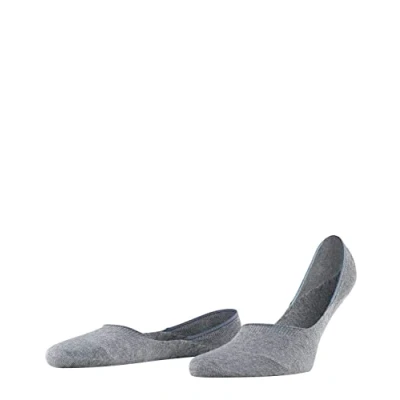 Image of FALKE Men&#039;s Invisible Step Medium Cut Box M IN Cotton No Show Plain 1 Pair Liner Socks, Grey (Light Melange 3390) new eco friendly, 7 8
