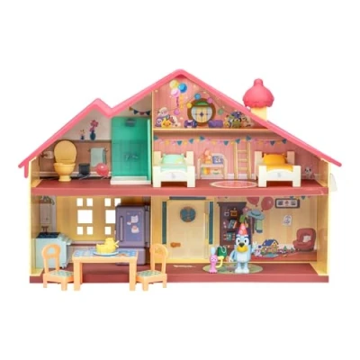 Image of Bluey Celebration Home, Help Celebrate Birthday, With 11 Play Pieces of Removable Furniture and Accessories, Plus 1 Exclusive 2.5 Inch Figure,