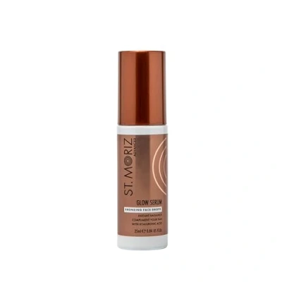 Image of St Moriz Advanced Glow Serum Bronzing Drops Face with Hyaluronic Acid Gives an Instant Sun Kissed Complexion Natural Enhancer Liquid Bronzer for Vegan 25ml