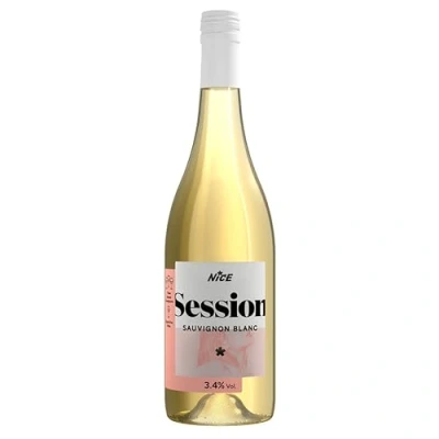 Image of NICE Sauvignon Blanc Session, 3.4%, Low Alcohol Wine, Crisp, Fresh with Citrus Hint, 1 x 75cl Bottle