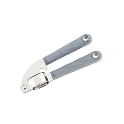 Image of Wiltshire Diamond Handle Garlic Press, Crusher, Dimensions: 19x5x2cm, Colour: Grey
