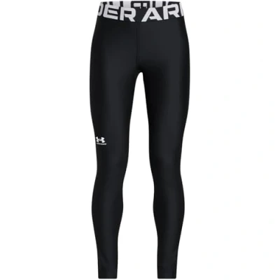 Image of Under Armour Warmup Ankle CROP Leggings Black for kids, Size: 7y,