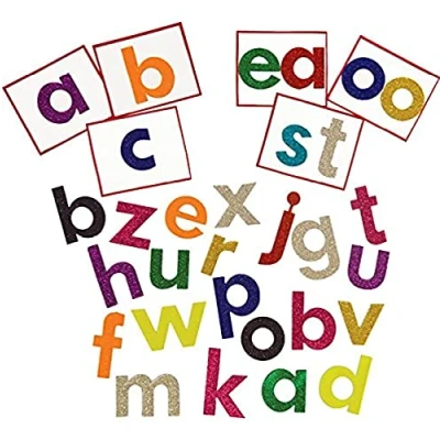 Image of Springboard 10290 Pre Cut Glitter Letters (Pack of 250)
