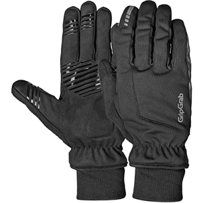 Image of GripGrab Windster 2 Windproof Winter Cycling Gloves Padded Thermal Fleece Lined Road MTB Gravel Bike Bicycle Glove
