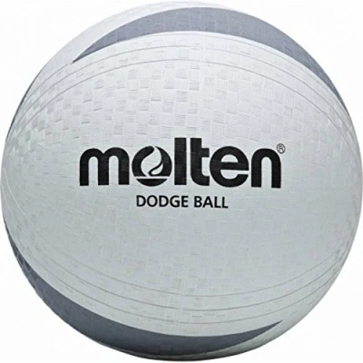Image of Molten Indoor/outdoor Match Play Handball Soft Touch Dodgeball White Size 3