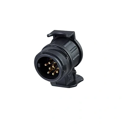 Image of BEIJISTAR 13 to 7 Pin Trailer Adapter, Towing Plug Socket 12V Waterproof Electric Adapter Converter Connector, for Caravan RV Boat Cars Truck