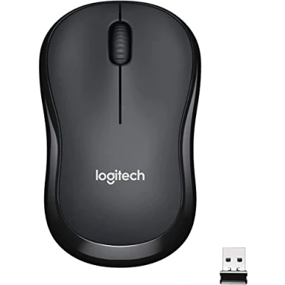 Image of Logitech M220 Wireless Optical RF Mouse 1000 DPI Ambidextrous Charcoal (Ambidextrous, Optical, Wireless, Dpi, 75.2 G, Charcoal)