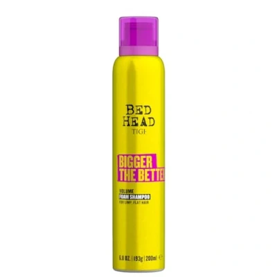 Image of Bed Head by TIGI Bigger The Better Hair Volume Foam Shampoo Ideal for Fine 200 ml