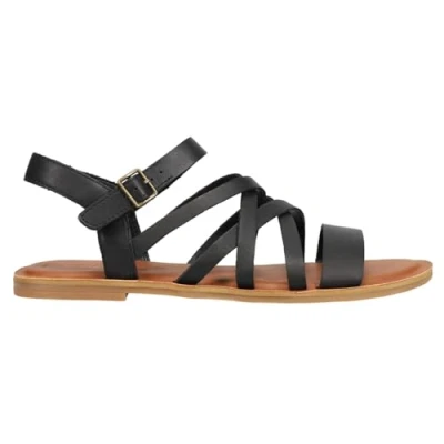Image of TOMS Women&#039;s Sephina Flat Sandal, Black, 5.5 UK