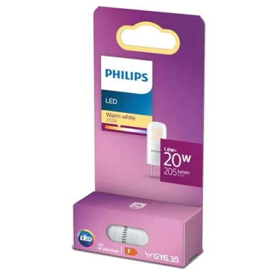 Image of PHILIPS LED Premium Light Capsule Spot [GY6.35 Socket] 1.8W 20W Equivalent, 12V, Warm White (2700K), Non Dimmable.