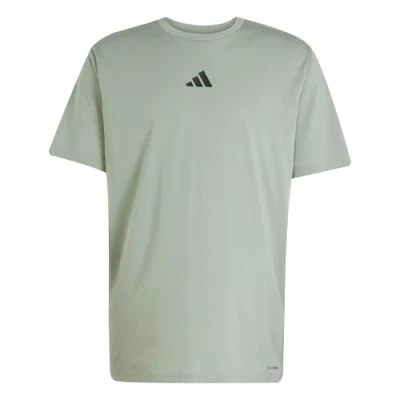 Image of adidas Men&#039;s Climacool One Rep at A Time Training Graphic T Shirt, Silver Green, XXL