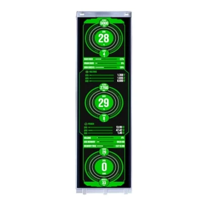 Image of VSDISPLAY 14.5 inch 2560x720 2K IPS Touch LCD Monitor For Y70 PC Case,for Aida64 CPU GPU Computer Gaming case,mini HDMI Type C Video input