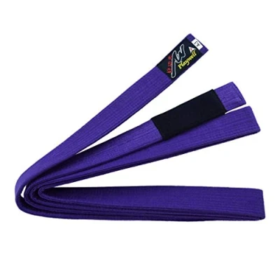 Image of Martial Arts Competition Grade BJJ Jiu Jitsu Pro Thick Quality Belt Purple (A4)