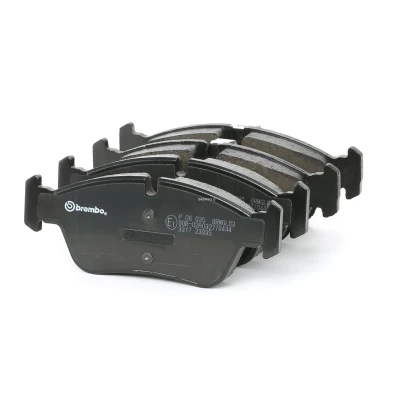 Image of 8347D1228 Brake pad set BREMBO P 06 035 prepared for wear indicator with piston clip without accessories BMW: 3 Saloon, 1 Hatchback, Touring