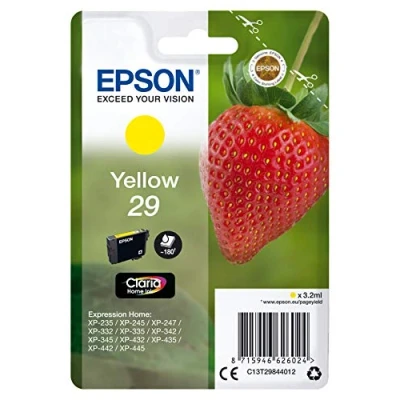 Image of EPSON Strawberry Ink Cartridge for Expression Home XP 445 Series Yellow, Standard
