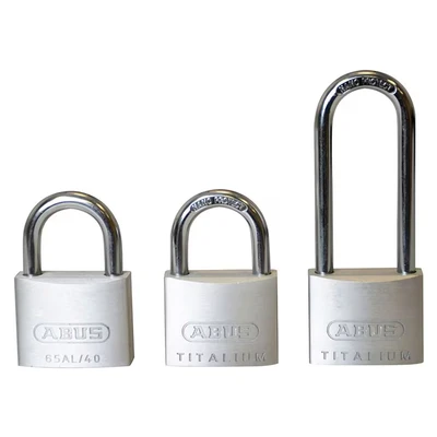 Image of ABUS 64TI/40HB63 40 x 63mm Titalium Padlock with Long Shackle (Pack of 3)