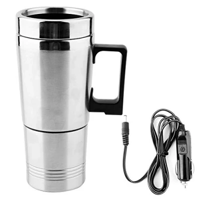 Image of DEWIN Heating Kettle Car Electric Cup Coffee Tea Thermos Water 12V(150ML to 350ML)