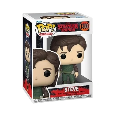 Image of Funko POP! TV: Stranger Things Steve Harrington H Collectable Vinyl Figure Gift Idea Official Merchandise Toys for Kids &amp; Adults TV Fans Model Collectors and Display