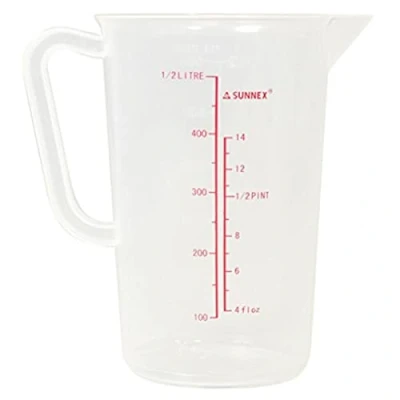 Image of Zodiac 86021 Polypropylene Measuring Jug 0.5 L