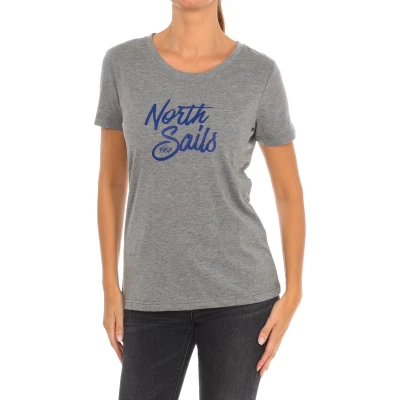 Image of North Sails Womens Short sleeve t shirt 9024300 women Grey Size Small
