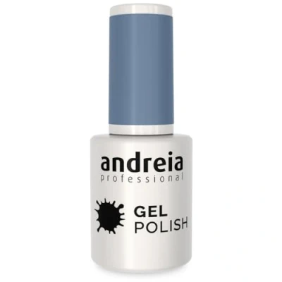 Image of Andreia Semi Permanent Nail Gel Polish for UV/LED Lamp Intense Shine and 4 weeks Lasting French Manicure Varnish Colour 300 Blue Shades of Green 10.5 ml