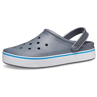 Image of Crocs Crocband Clean Clog women&#039;s Clogs (Shoes) in Grey