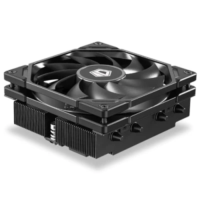 Image of ID COOLING IS 40 XT Black 47mm Height Low Profile CPU Cooler, 4 Direct Contact Heat Pipes Air Cooler for HTPCs, ITX, and Small Form Factor Builds, 92x92x15mm Slim Fan, Support Intel &amp; AMD Socket