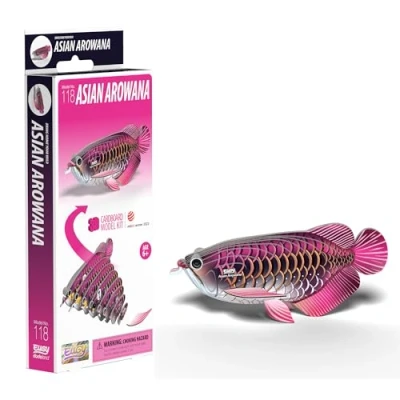 Image of EUGY D5087 Asian Arowana 3D Model Craft Kit,