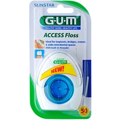 Image of GUM Access Floss for 50 Uses,pack of 4 (4 Pieces)