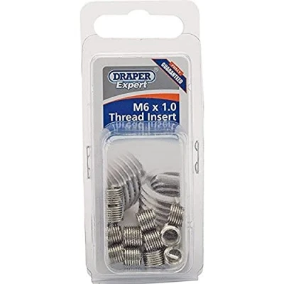 Image of Draper 21706 Expert Metric Thread Insert, Refill Pack, M5 x 0.8&quot;, Pack of 12