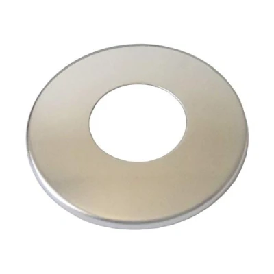 Image of 1/2 3/4 Chrome Stainless Steel Valve/Tap Cover Collar (1/2&quot; (21mm Hole))