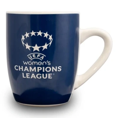 Image of UEFA Women&#039;s Champions League Ceramic Tea Mug, 11oz UWCL Officially Licensed Merchandise Cup, Microwave Safe Cup for Hot Drinks and Coffee, Football Gift Kids &amp; Adults