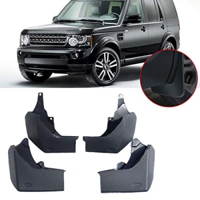 Image of CMHZJ 4pcs Car Front Rear Mud Flap for Land Rover Discovery 4 LR4 2010 2019, Auto Fender Guards Splash Flaps Mudguards Styling Accessories