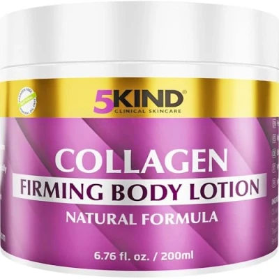 Image of 5kind Collagen Firming Body Lotion 200ml Professional for Firmer &amp; Conditioned Skin Luxury Collogen Cream Natural