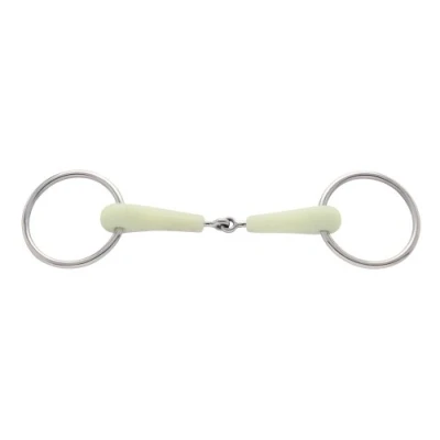 Image of PFIFF White Plastic Fruit Flavoured Snaffle Bit 12.5cm