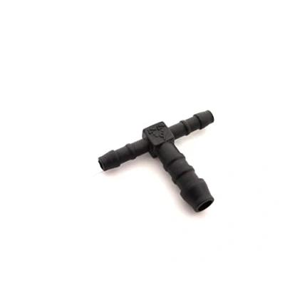 Image of 2x Hose Tube Pipe 3 way T Piece Splitter 6mm to 4mm Connector Joiner Air Fuel Water FREE FIRST CLASS UK POSTAGE!