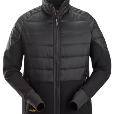 Image of Snickers FlexiWork Hybrid Jacket Black/Black XXL