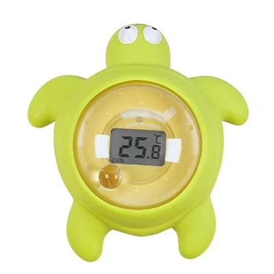 Image of TensCare Tortoo Turtle Thermometer and Rattling Toy. Perfect for Bath Time Fun Where Ever you Go