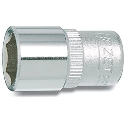 Image of HAZET 850 13 25 mm 6 Point Hexagon Traction Profile Socket Chrome Plated/Polished