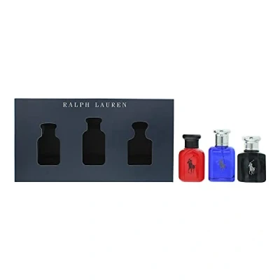 Image of RALPH LAUREN World Of Polo Eau De Toilette Gift Set 3 x 40ml